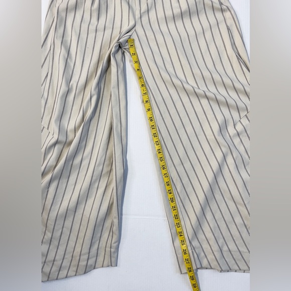 NWOT Free People Tegan striped barrel trouser 6 - Picture 8 of 11